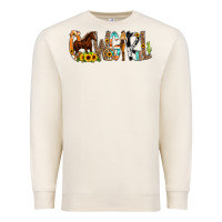 Sandshell Cowgirl Horse Min Premium Sweatshirt - CowCowDesign