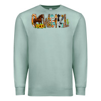 Seafoam Cowgirl Horse Min Premium Sweatshirt - CowCowDesign