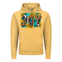 Vintage Mustard choose joy Vintage Hoodie - NancyCooperArtShop