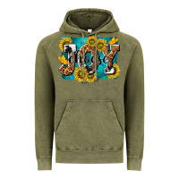 Vintage Olive choose joy Vintage Hoodie - NancyCooperArtShop