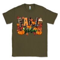 Army Green fall vibes Classic Tee - MaliasSmallBusiness