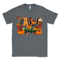 Charcoal Heather fall vibes Classic Tee - MaliasSmallBusiness