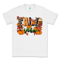 White fall vibes Classic Tee - MaliasSmallBusiness