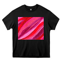 Black valentines day glitter and watercolor Heavy Core Tee - AdoDesignShop