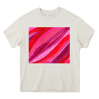Cream valentines day glitter and watercolor Heavy Core Tee - AdoDesignShop