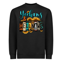 Black yeehaws and hellnaws Heavyweight Sweatshirt - Jasminsmagicworld