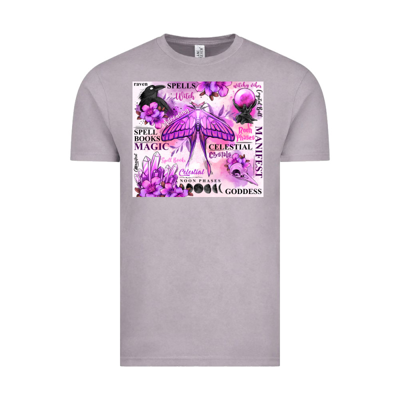 Witchy Celestial Witch Vintage Tee by MaliasSmallBusiness | Teevron