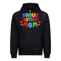 Black LIL Autism Mom Urban Hoodie - CowhideDigitalArt