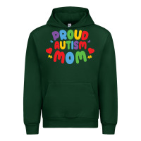 Forest Green LIL Autism Mom Urban Hoodie - CowhideDigitalArt