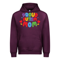 Mauve Wine LIL Autism Mom Urban Hoodie - CowhideDigitalArt