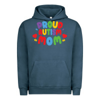 Pigment Midnight Navy LIL Autism Mom Urban Hoodie - CowhideDigitalArt
