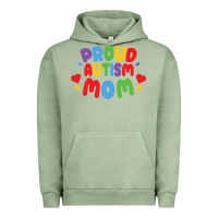 Pigment Oil Green LIL Autism Mom Urban Hoodie - CowhideDigitalArt
