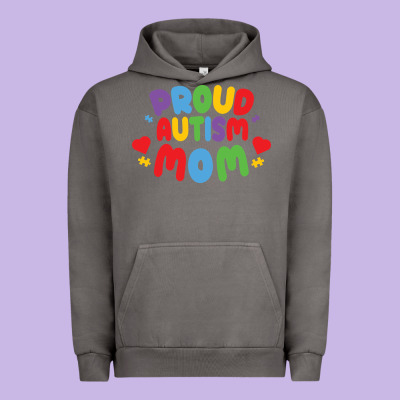 Lil Autism Mom Urban Hoodie Designed By Cowhidedigitalart