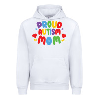 White LIL Autism Mom Urban Hoodie - CowhideDigitalArt