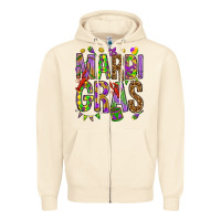 Sandshell Mardi Gras Zipper Hoodie - HowdyJamesFarm