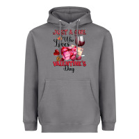 Storm just a girl who loves valentine's day Heavyweight Hoodie - OliviaCreatesArt