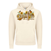 Vintage Artic created with a purpose with sunflower and butterfl Vintage Hoodie - NancyCooperArtShop