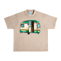 French Oak caravan Urban Heavy Tee - MaliasSmallBusiness