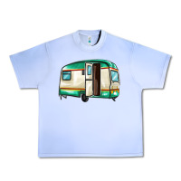 Grape Ice caravan Urban Heavy Tee - MaliasSmallBusiness