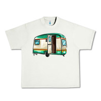 Pistachio caravan Urban Heavy Tee - MaliasSmallBusiness