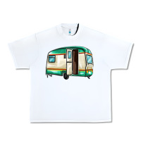 White caravan Urban Heavy Tee - MaliasSmallBusiness