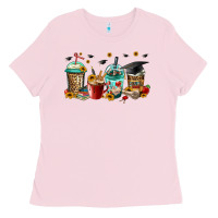 Bubblegum Pink senior 2023 graduation coffee Ladies Tee - Jasminsmagicworld