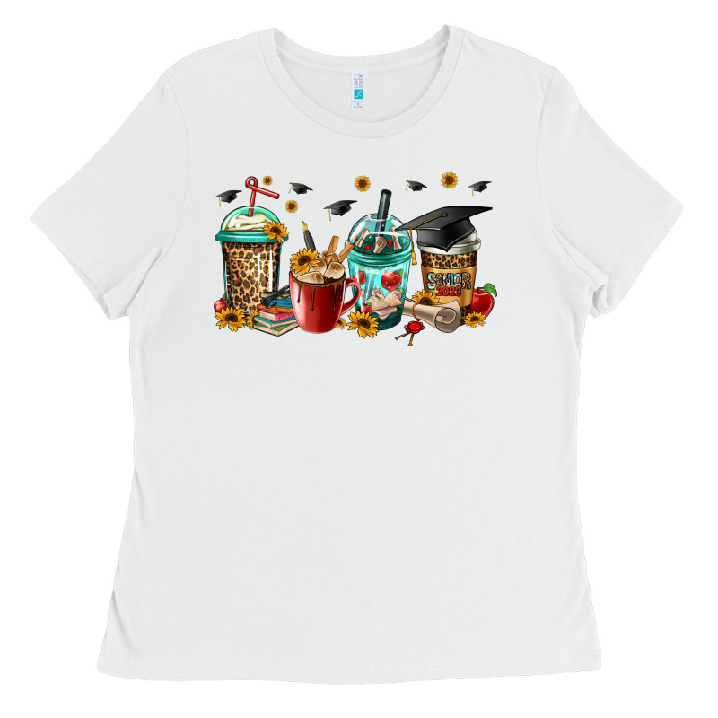 Senior 2023 Graduation Coffee Ladies Tee by Jasminsmagicworld | Teevron