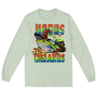 Matcha Hocus Croakus Halloween Frog Long Sleeve Tee - LillyAllenDesigns
