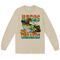 Mushroom Hocus Croakus Halloween Frog Long Sleeve Tee - LillyAllenDesigns