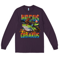Plum Hocus Croakus Halloween Frog Long Sleeve Tee - LillyAllenDesigns