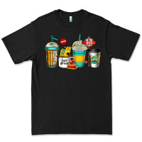 Black school bus driver coffee cups Premium Tee - Jasminsmagicworld