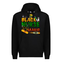 Black Black Nurse magic Premium Hoodie - HowdyJamesFarm