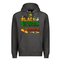Charcoal Heather Black Nurse magic Premium Hoodie - HowdyJamesFarm