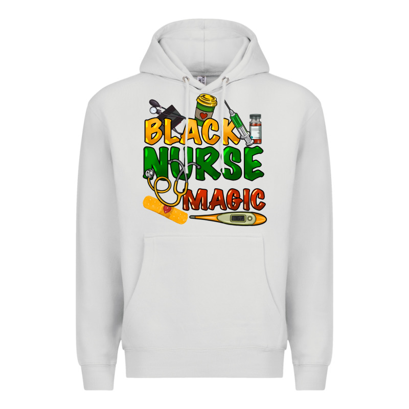 Black Nurse Magic Premium Hoodie by HowdyJamesFarm | Teevron
