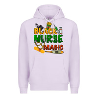 Lilac Black Nurse magic Premium Hoodie - HowdyJamesFarm