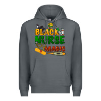 Rock Black Nurse magic Premium Hoodie - HowdyJamesFarm
