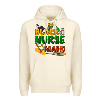 Sandshell Black Nurse magic Premium Hoodie - HowdyJamesFarm