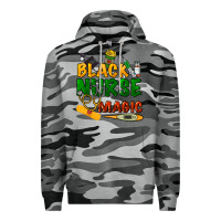 Slate Camo Black Nurse magic Premium Hoodie - HowdyJamesFarm