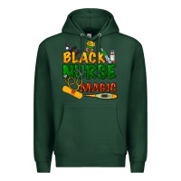 Sports Green Black Nurse magic Premium Hoodie - HowdyJamesFarm