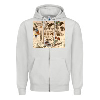 Dove Grey coffee is a cup of hope Zipper Hoodie - TumblerDesignByShophia