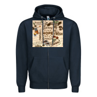 Navy coffee is a cup of hope Zipper Hoodie - TumblerDesignByShophia