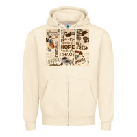 Sandshell coffee is a cup of hope Zipper Hoodie - TumblerDesignByShophia