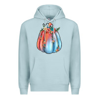 Blue Mist flowers pumpkin Premium Hoodie - JahusDesignShop