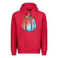 Cardinal flowers pumpkin Premium Hoodie - JahusDesignShop