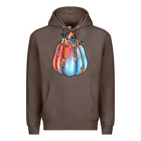 Coffee flowers pumpkin Premium Hoodie - JahusDesignShop