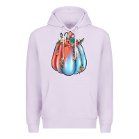 Lilac flowers pumpkin Premium Hoodie - JahusDesignShop