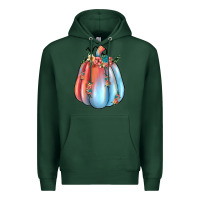 Sports Green flowers pumpkin Premium Hoodie - JahusDesignShop