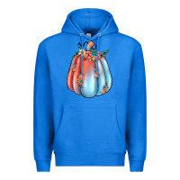 True Royal flowers pumpkin Premium Hoodie - JahusDesignShop