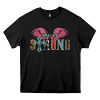 Black she is strong Heavy Core Tee - Artiststas
