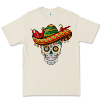 Bone cinco de mayo sombrero skull Premium Tee - BarkalooDesign